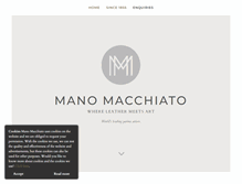 Tablet Screenshot of manomacchiato.com